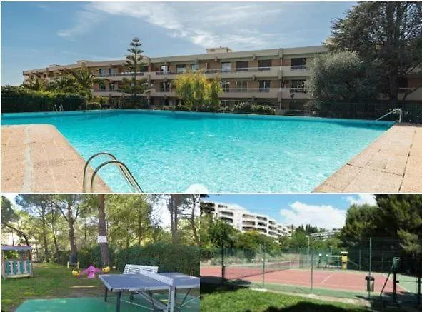 Appartamento Studio Piscine Climatisation Tennis Nizza Francia